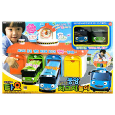Little Bus TAYO Shooting 3 Types Cars with Garage Made in Korea Animation_NV
