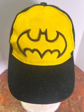 Batman Youth Kids Black Yellow DC Comic Superhero SnapBack Baseball Hat Cap