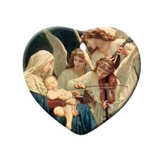 Angels Heart Pro-Life Ornament Pack of 10 