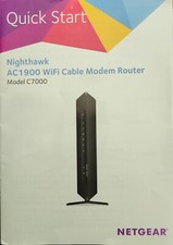 Netgear Nighthawk AC1900 Wi-Fi Cable Modem Router, C7000