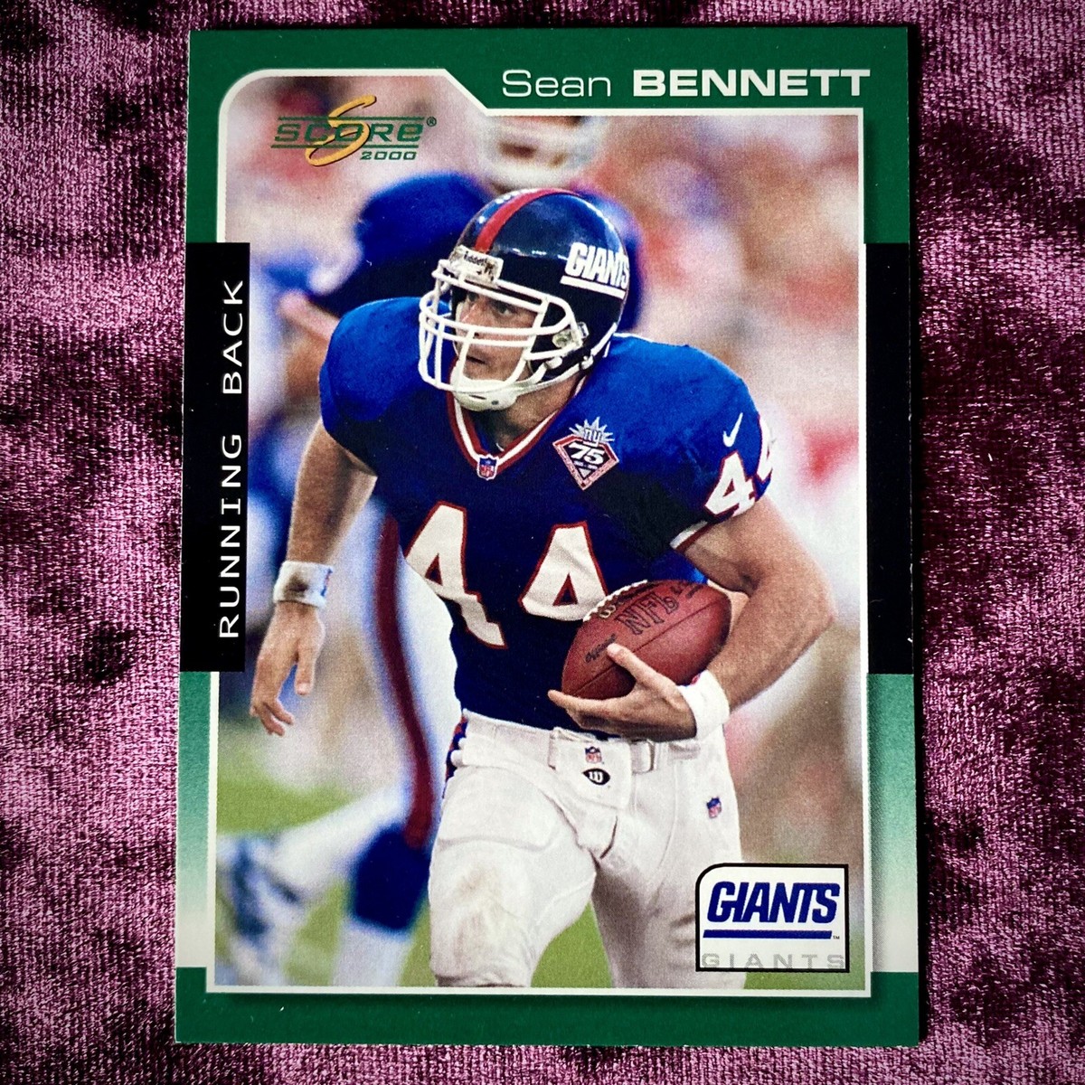 Sean Bennett 2000 Score #134 MINT New NY Giants Jersey