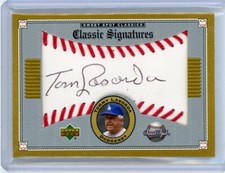 2002 Upper Deck Sweet Spot Classic Signatures Autograph #S-TL Tom Lasorda