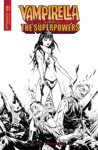 Vampirella vs. The Superpowers #1 Cover X 1:7 Foc Jae Lee Line Variant 🔥🔥🔥 - 第 1/2 張圖片
