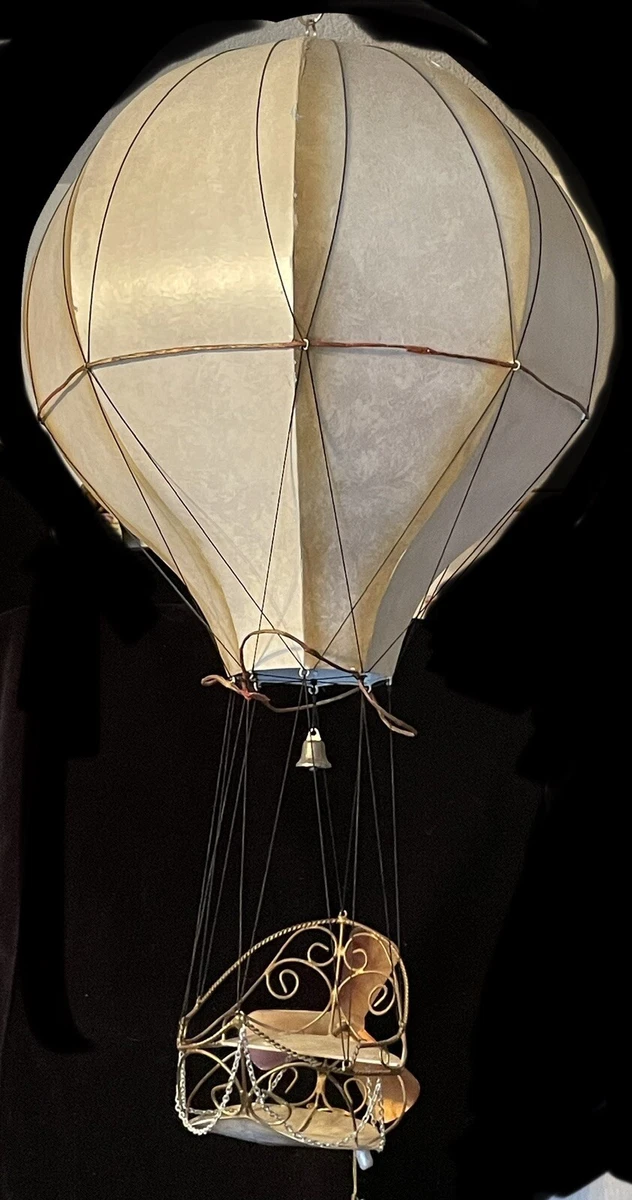 Hot Air Balloon decor hanging hot air baloon steampunk decor Mobile Large