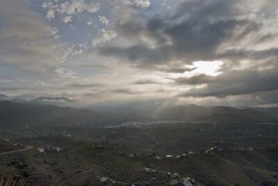 Frigiliana Sonnenaufgang Andalusien Costa del Sol Spanien Foto Bild