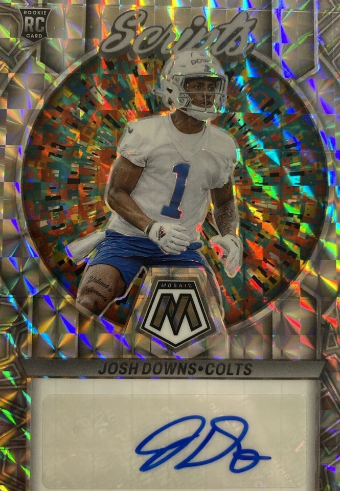 2023 Panini Mosaic Josh Downs #RS-JD