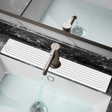 DK177 Diatomite Fast Drying Faucet Mat for Kitchen Sink, Water Absorbing Ston...