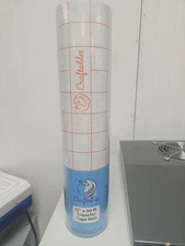 Craftables Vinyl Transfer Tape 12 inch x 50 ft. Clear Sealed Grid