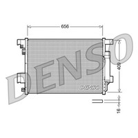 Kondensator, Klimaanlage Denso DCN21001