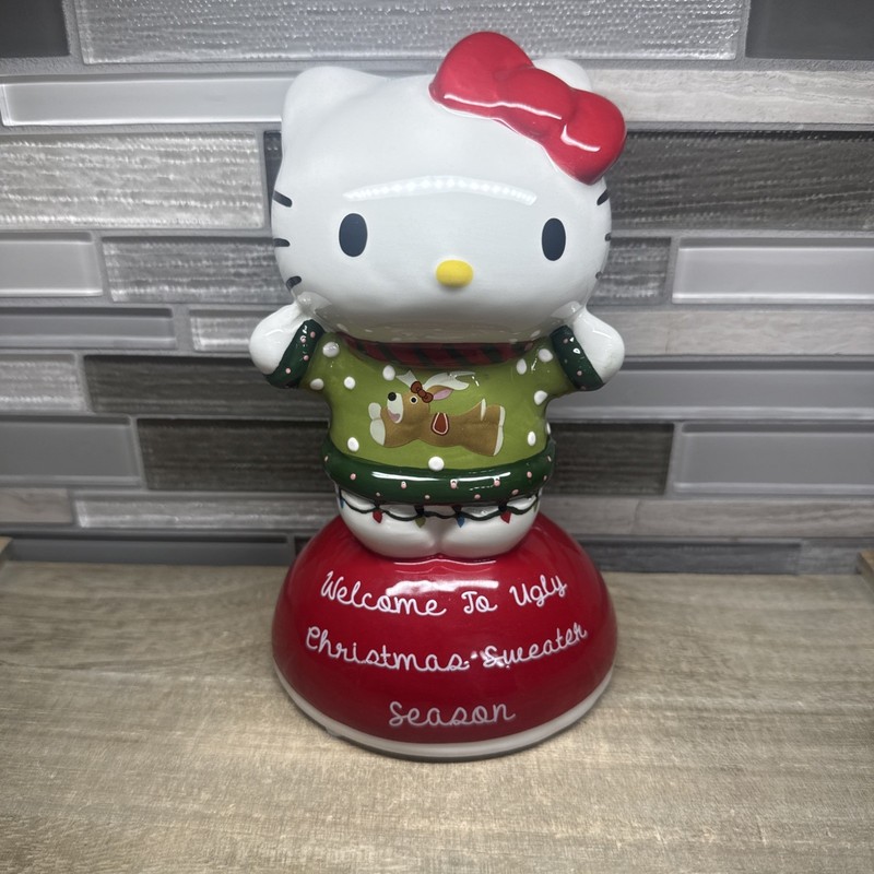 Blue Sky Clayworks Hello Kitty Ugly Christmas Sweater Figurine Heather Goldminc