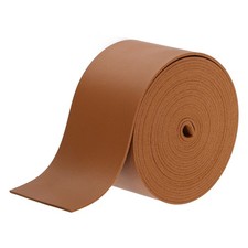 Faux Leather Straps, 2" x 137.8" Leather Strip 2mm Thick, Light Brown