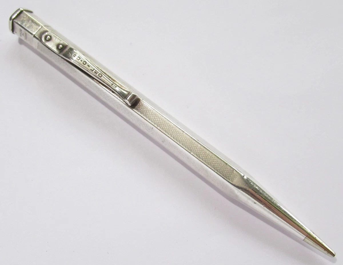 Sterling Silver Collectible with Vintage Pens & Writing