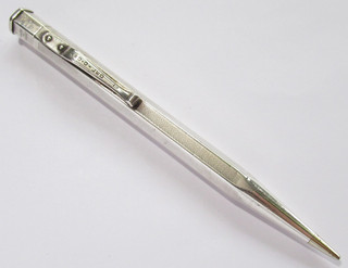 Vintage Yard O Led English Sterling Silver Hexagonal Mechanical Pencil