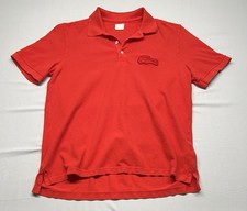 Lacoste Polo Shirt Mens Short Sleeve Casual Classic Fit Red Top