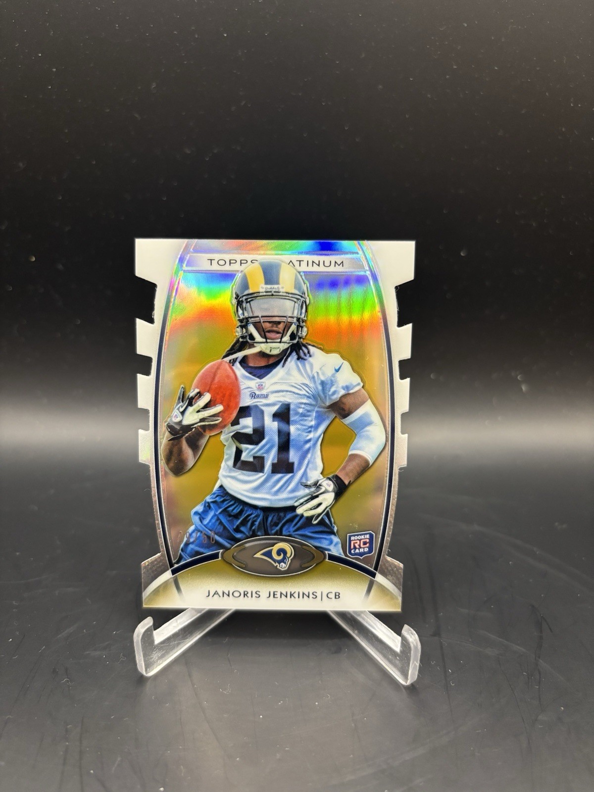 Janoris Jenkins Topps Platinum #136 Gold Refractor Die-Cut