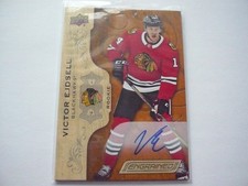 2018-19 UD ENGRAINED VICTOR EJDSELL ROOKIE AUTO. #77 Upper Deck BLACKHAWKS