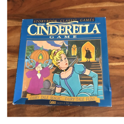 Cadaco The Cinderella Game Board Game Fairytale No Reading Required Ages 4-10