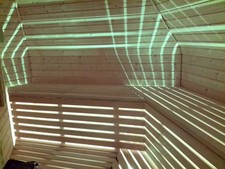 Saunalicht LED Saunaleuchte Unterbankleuchte Farblicht Leuten Set  NEU /  10 m