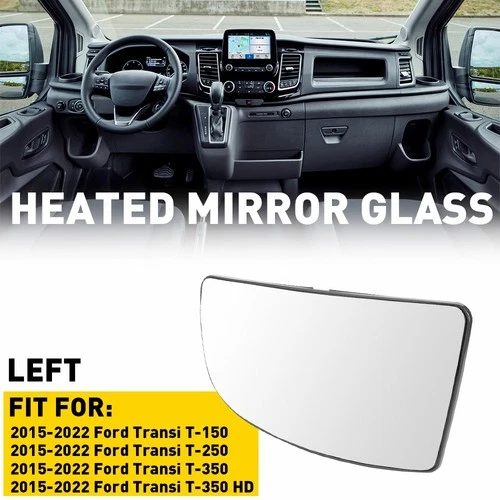 Mirror Glass Lower Convex Driver Side for LH Ford Transit 150 250 350 15 16-22