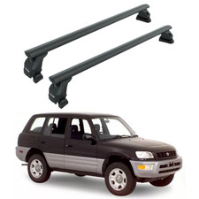 For Toyota Rav4 1994-2006 Roof Rack Cross Bars Fix Pro Black