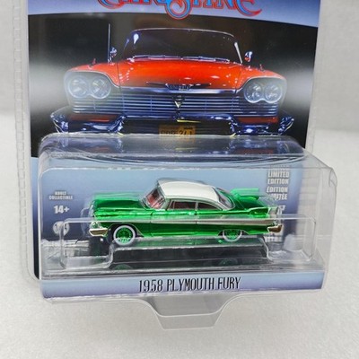 Greenlight 1:64 1958 Plymouth Fury Christine Chase Chrome Green