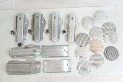 #ad Singer Sewing Machine Parts Lot Chrome 8 Face amp; 11 Back Plates 15 91 66 99 $38.00