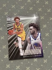 2020-21 Panini Chronicles Nico Mannion Rookie Essentials #125 Warriors RC (S)