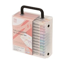 Kuretake Zig MS340048 Memory System Calligraphy Dual Tip Marker Set
