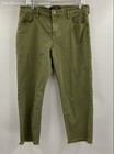 Liverpool Womens Green Denim Medium Wash Straight Leg Jeans Size 14/32 — photo 1