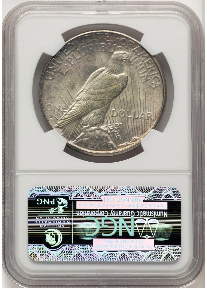 1928 S Peace Dollar MS 62 NGC - Image 2 of 4