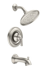 NEW Moen 82850SRN Wetherly Posi-Temp R tub/shower with Valve Brushed Nickel
