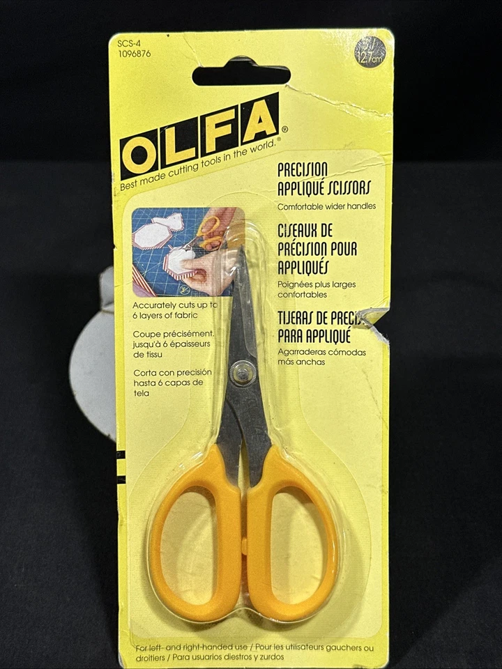 "Tijeras apliques de precisión OLFA 5"" SCS-4 lote de 2 nuevas" Foto 2 de 4