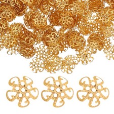 600 PCS Bead Ornament Cap Jewelry Diy Beads Caps Decorative Floral Charms