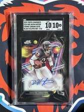 Devin Hester 2024 Topps Composite Cosmic Black Auto  /10 SGC 10 Auto 10 POP 1
