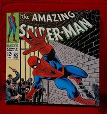 12" X 12" Spiderman Canvas Wallhanging Picture