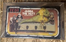 STAR WARS Jabba The Hutt Action Playset 1983 Kenner AFA graded 60