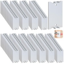 100 Pack Safety Nail Plates for Wood Studs, 2.5 x 1.5 Inch Cable Wire