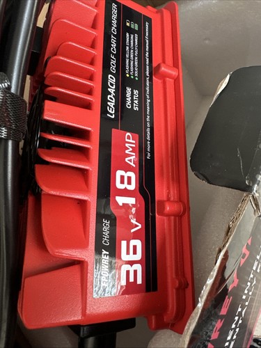 EPOWREY Golf Cart Battery Charger - 18A 36V - EZGO TXT - D Style Plug - Picture 3 of 6