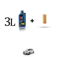ÖLfilter Kit Und 3L FüR Seat Ibiza III 1.2 6V 44Kw Von 2007 Bis 2009