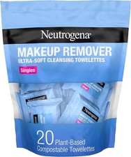 Neutrogena Makeup Remover Wipes, Daily Single Face Cleansing Towelettes, Makeup