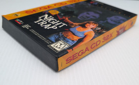 Night Trap Sega CD 32X Complete In Box 2-Disc Manual Registration Card