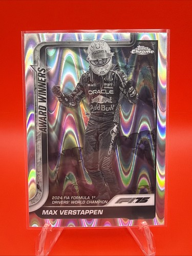 2025 Topps Chrome Formula 1 - F1 Award Winners Max Verstappen #148 B & W Raywave