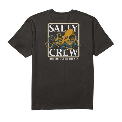 Salty Crew Ink Slinger Classic Short Sleeve Tee Men's Shirt, Black, Medium