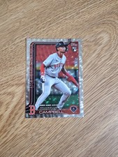 2025 Topps Update KRISTIAN CAMPBELL -#US129- SILVER SPARKLE FOIL- RED SOX- MINT