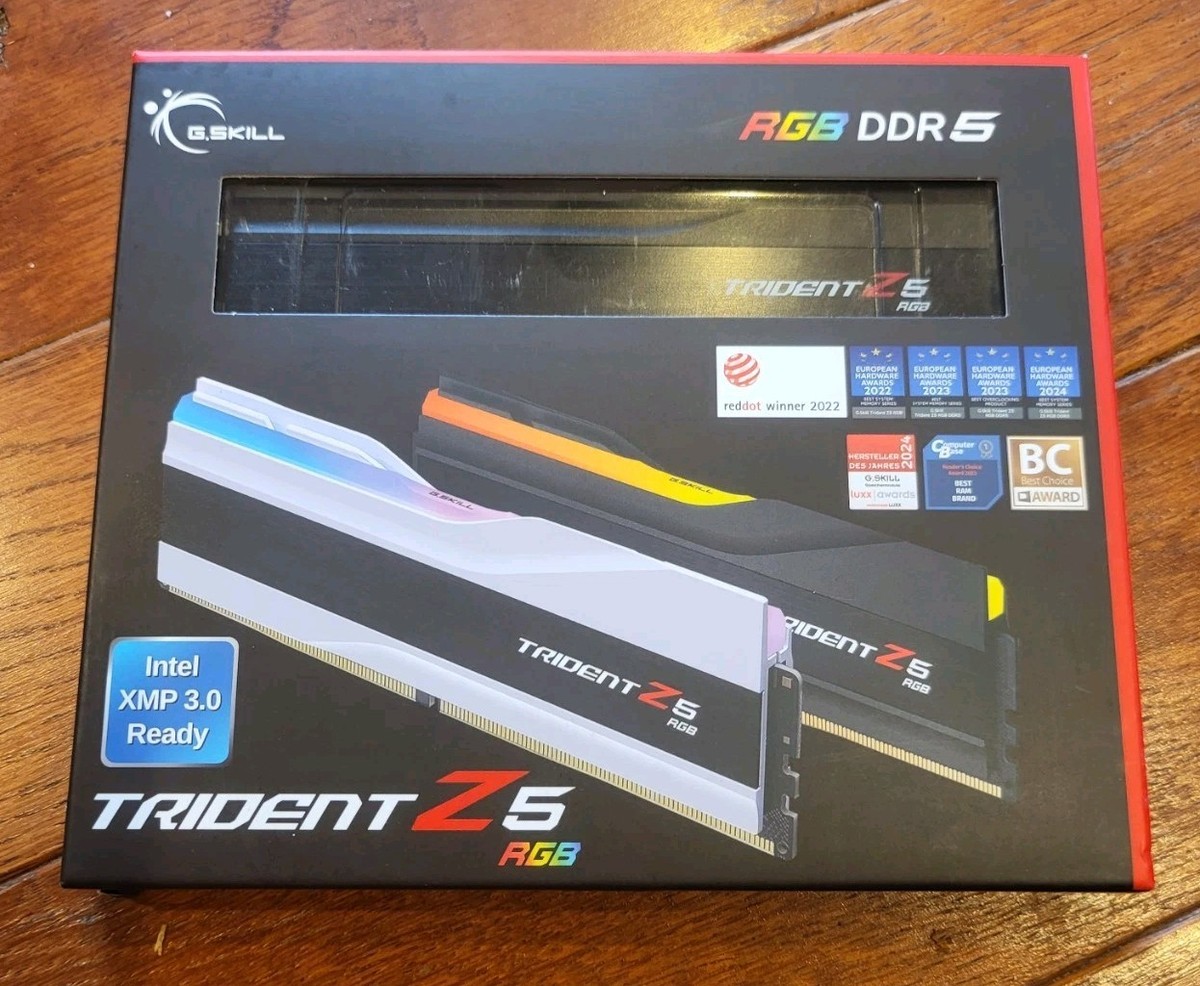 Trident Z5 RGB Series 64GB (32x2) DDR5-6000 Memory CL30-40