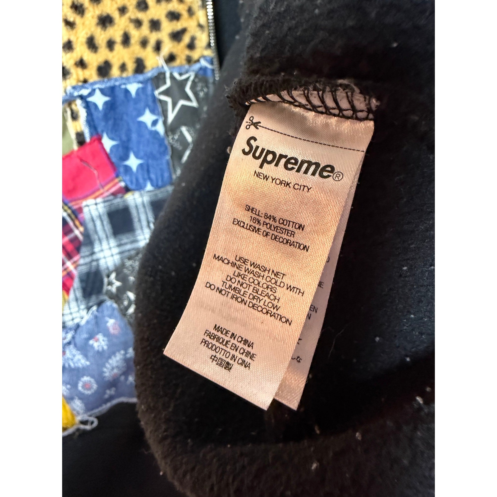 Supreme patchwork zip up jacket - image 10