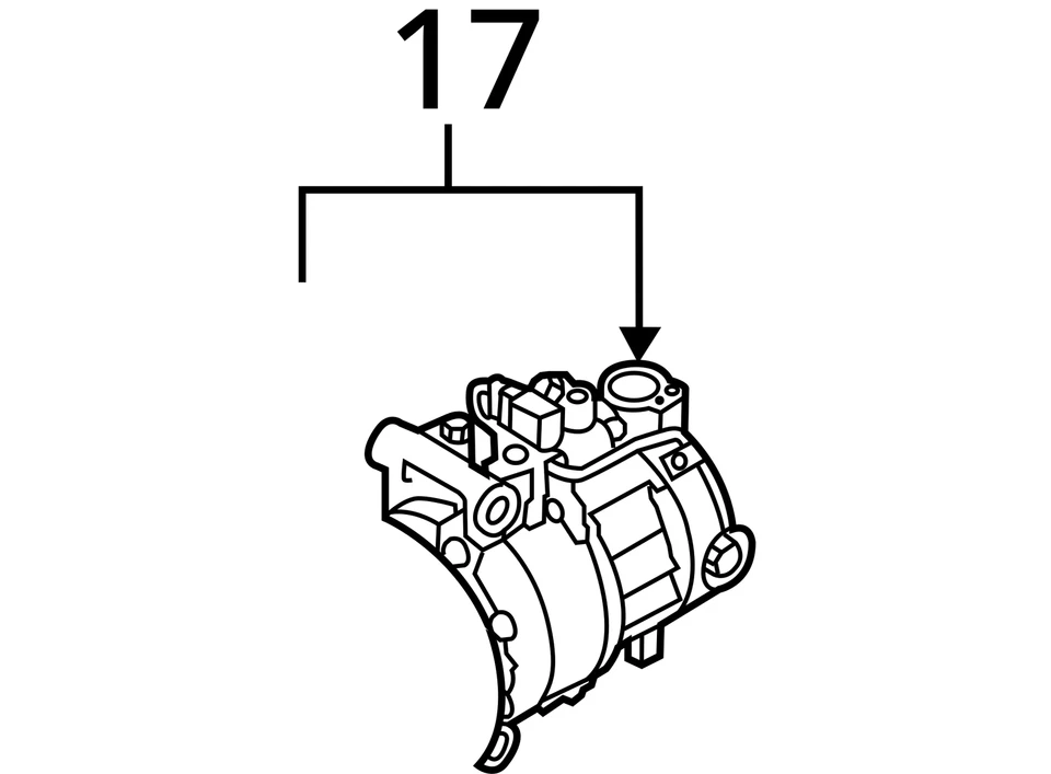 Audi A6 2014 aire acondicionado aire acondicionado compresor de aire acondicionado fabricante de equipos originales 74 k millas - LKQ309684427 Foto 4 de 4
