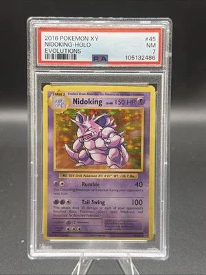 2016 nidoking pokemon card value Pokémon 1999 Topps Series 1 TV Animation Edition main image 0