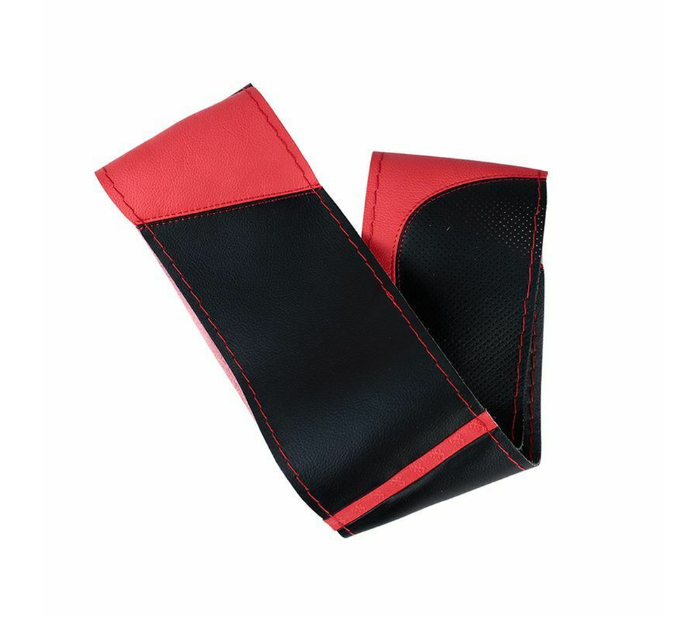 Car Steering Wheel Cover Needle&Thread DIY Hand Sewn Microfiber Leather ...