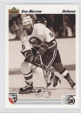 1991-92 Upper Deck Heroes of the NHL Ken Morrow #637 1h9